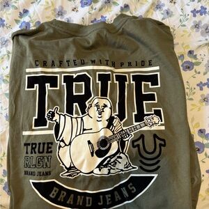True Religion Khaki Graphic Tee